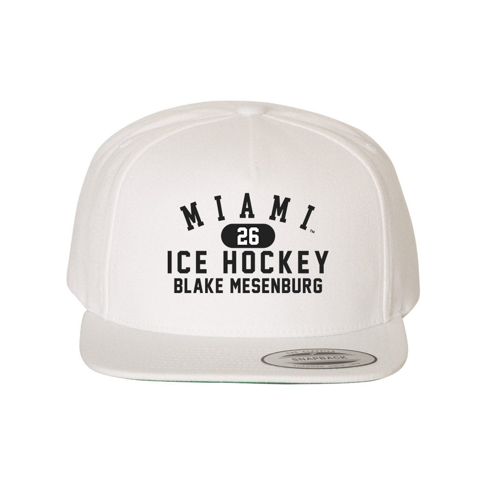 Miami of Ohio - NCAA Men's Ice Hockey : Blake Mesenburg - Snapback Hat-0