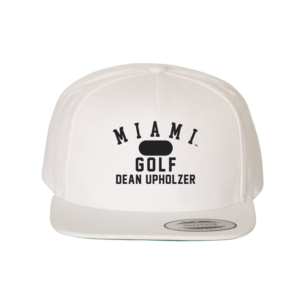 Miami of Ohio - NCAA Men's Golf : Dean Upholzer - Snapback Hat-0