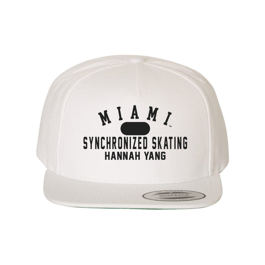 Miami of Ohio - NCAA Women's Synchronized Skating : Hannah Yang - Snapback Hat-0