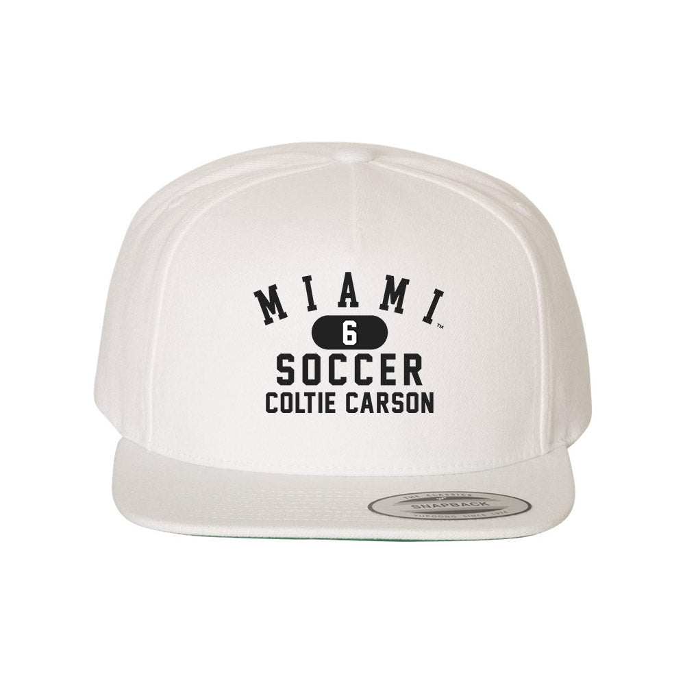 Miami of Ohio - NCAA Women's Soccer : Coltie Carson - Snapback Hat-0