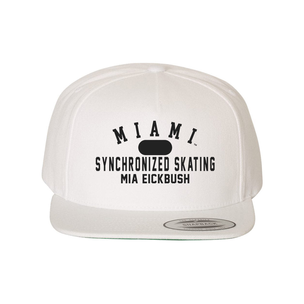 Miami of Ohio - NCAA Women's Synchronized Skating : Mia Eickbush - Snapback Hat-0