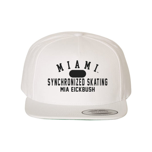 Miami of Ohio - NCAA Women's Synchronized Skating : Mia Eickbush - Snapback Hat-0