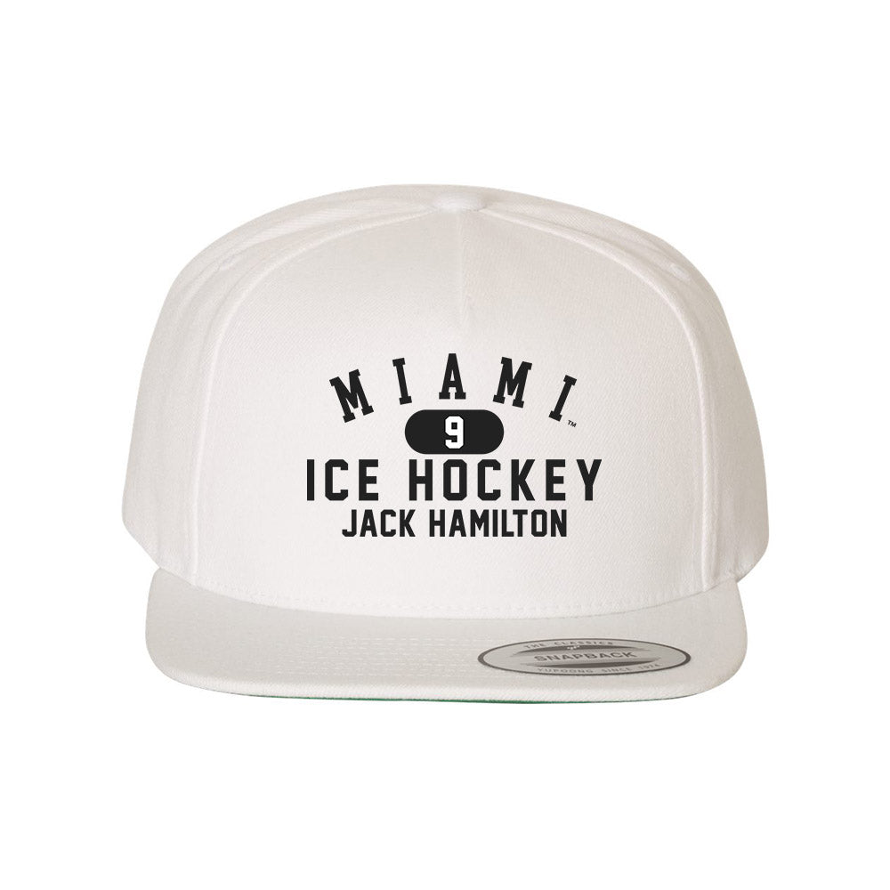 Miami of Ohio - NCAA Men's Ice Hockey : Jack Hamilton - Snapback Hat-0