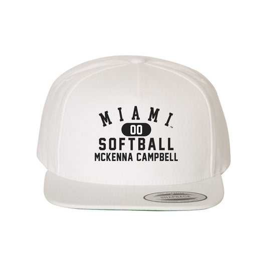 Miami of Ohio - NCAA Softball : Mckenna Campbell - Snapback Hat-0