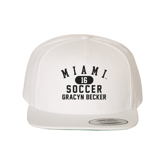 Miami of Ohio - NCAA Women's Soccer : Gracyn Becker - Snapback Hat-0