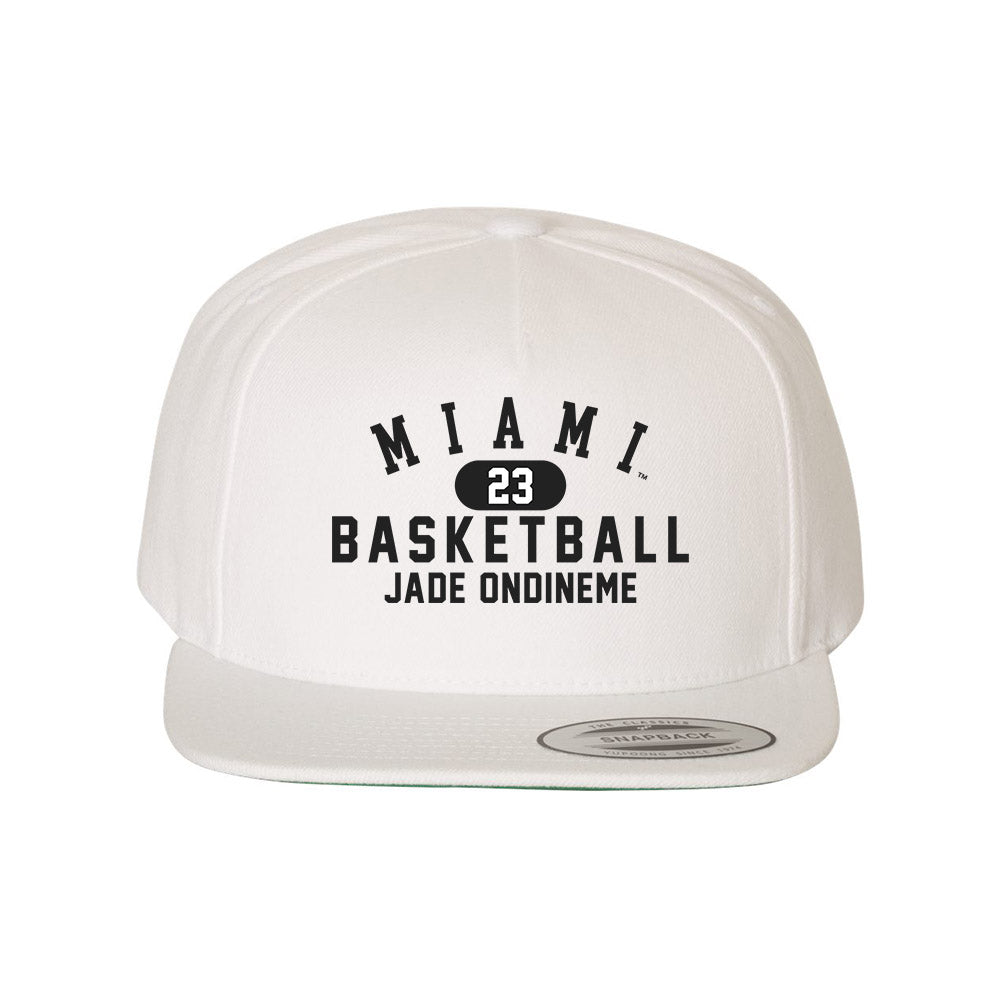 Miami of Ohio - NCAA Women's Basketball : Jade Ondineme - Snapback Hat-0
