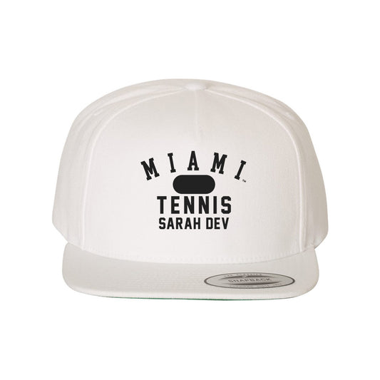 Miami of Ohio - NCAA Women's Tennis : Sarah Dev - Snapback Hat-0