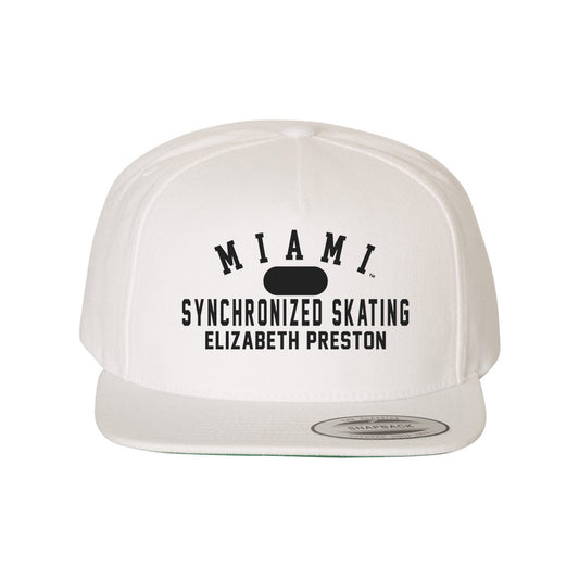 Miami of Ohio - NCAA Women's Synchronized Skating : Elizabeth Preston - Snapback Hat-0