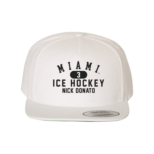 Miami of Ohio - NCAA Men's Ice Hockey : Nick Donato - Snapback Hat-0