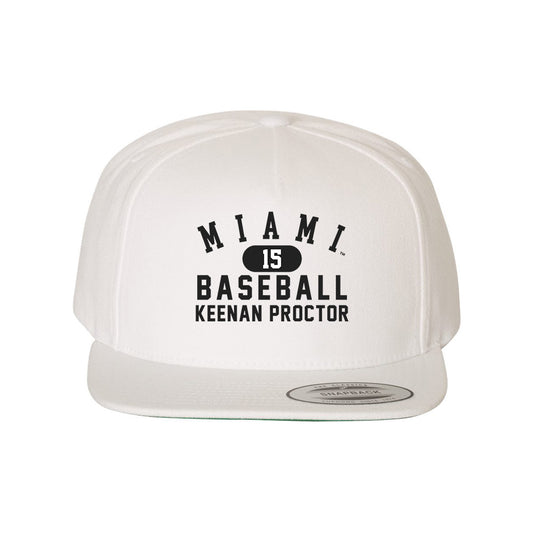 Miami of Ohio - NCAA Baseball : Keenan Proctor - Snapback Hat-0