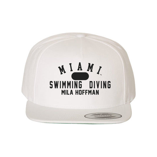 Miami of Ohio - NCAA Women's Swimming & Diving : Mila Hoffman - Snapback Hat-0