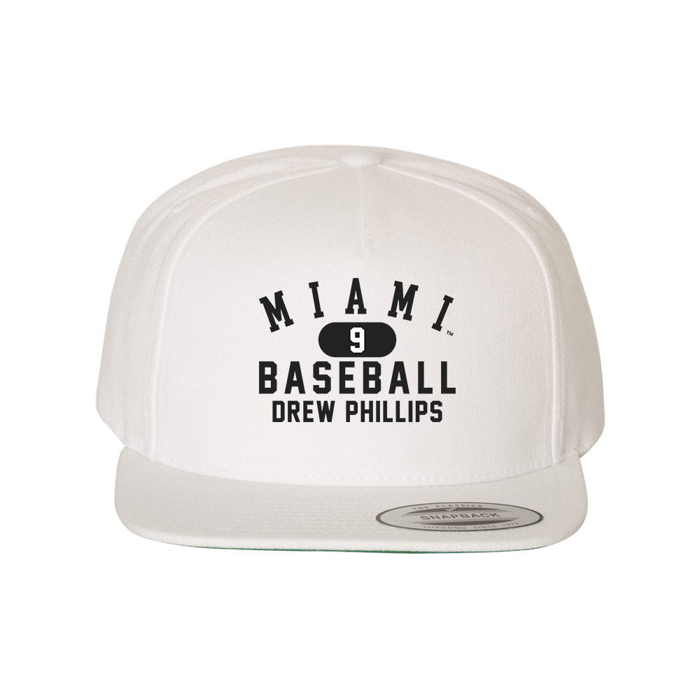 Miami of Ohio - NCAA Baseball : Drew Phillips - Snapback Hat-0