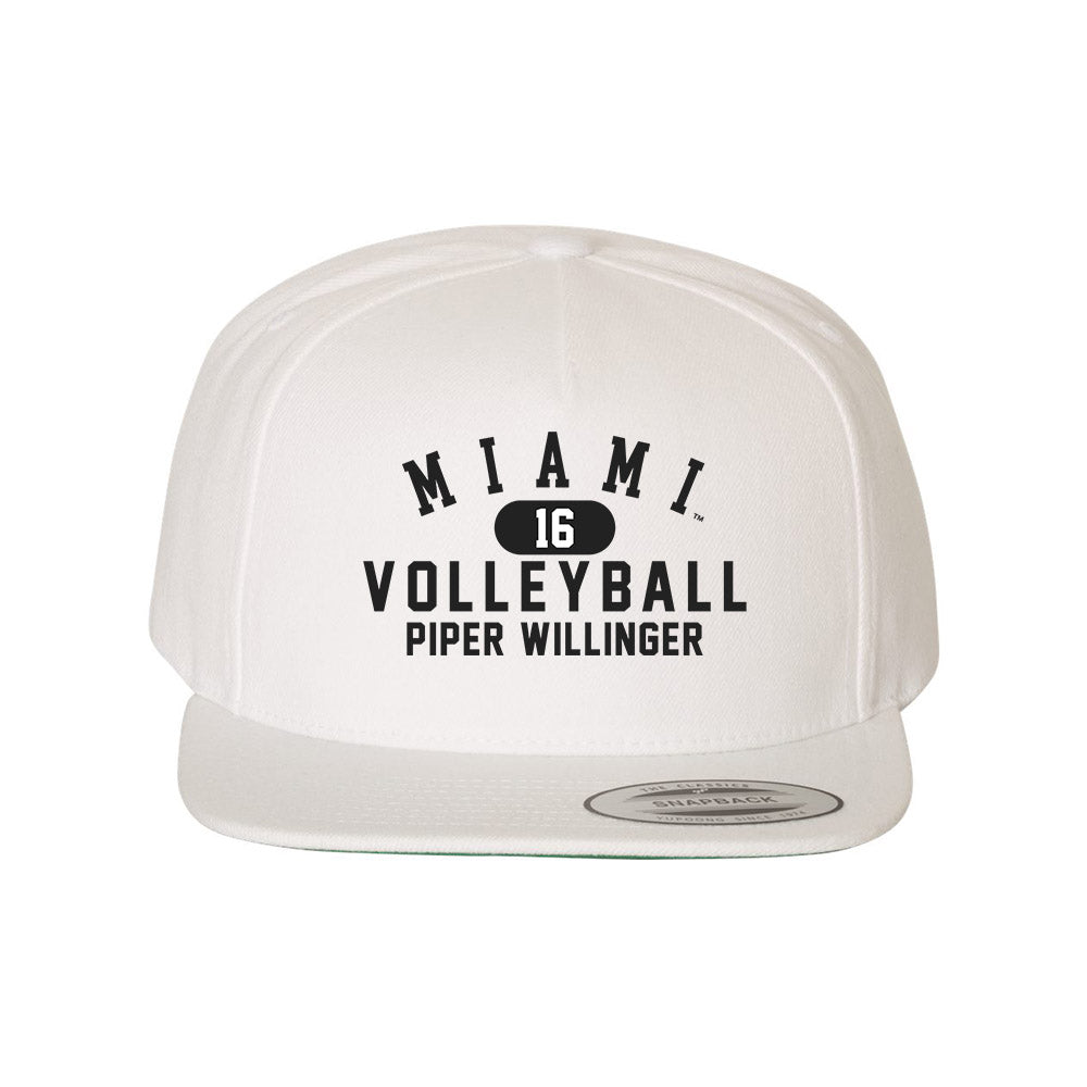 Miami of Ohio - NCAA Women's Volleyball : Piper Willinger - Snapback Hat-0