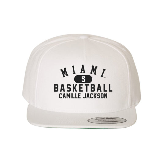 Miami of Ohio - NCAA Women's Basketball : Camille Jackson - Snapback Hat-0
