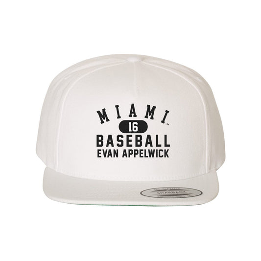 Miami of Ohio - NCAA Baseball : Evan Appelwick - Snapback Hat-0