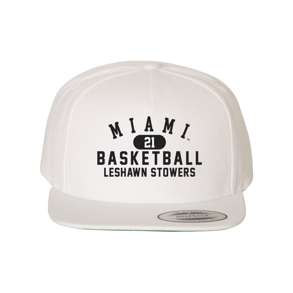 Miami of Ohio - NCAA Men's Basketball : Leshawn Stowers - Snapback Hat-0