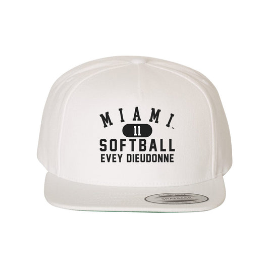 Miami of Ohio - NCAA Softball : Evey Dieudonne - Snapback Hat-0