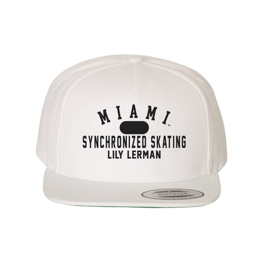 Miami of Ohio - NCAA Women's Synchronized Skating : Lily Lerman - Snapback Hat-0