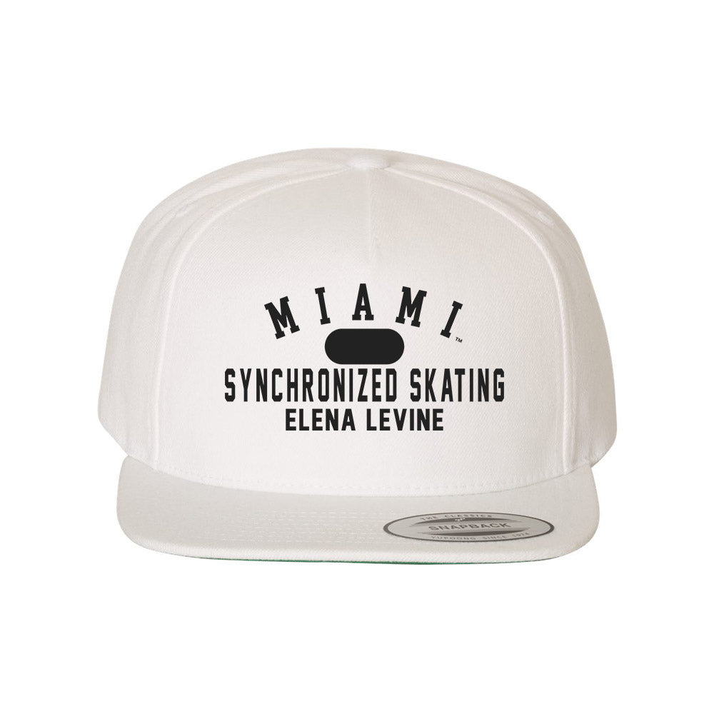 Miami of Ohio - NCAA Women's Synchronized Skating : Elena Levine - Snapback Hat-0