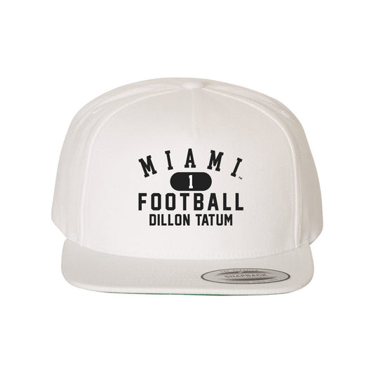Miami of Ohio - NCAA Football : Dillon Tatum - Snapback Hat-0