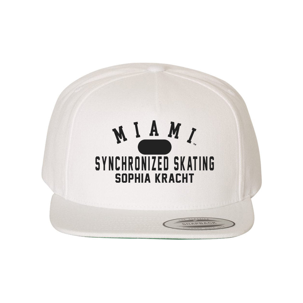 Miami of Ohio - NCAA Women's Synchronized Skating : Sophia Kracht - Snapback Hat-0