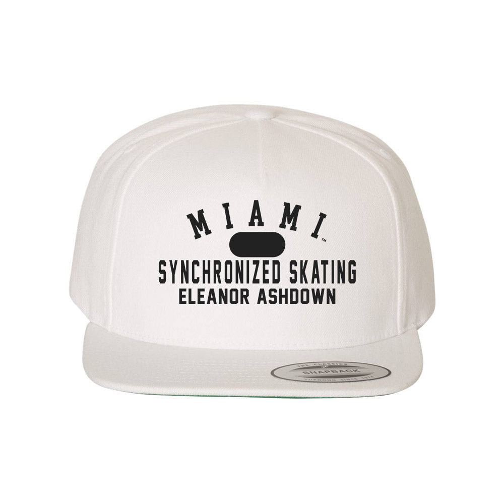 Miami of Ohio - NCAA Women's Synchronized Skating : Eleanor Ashdown - Snapback Hat-0