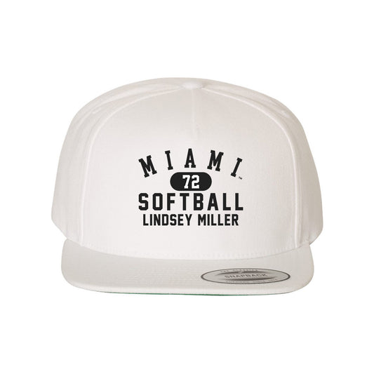 Miami of Ohio - NCAA Softball : Lindsey Miller - Snapback Hat-0