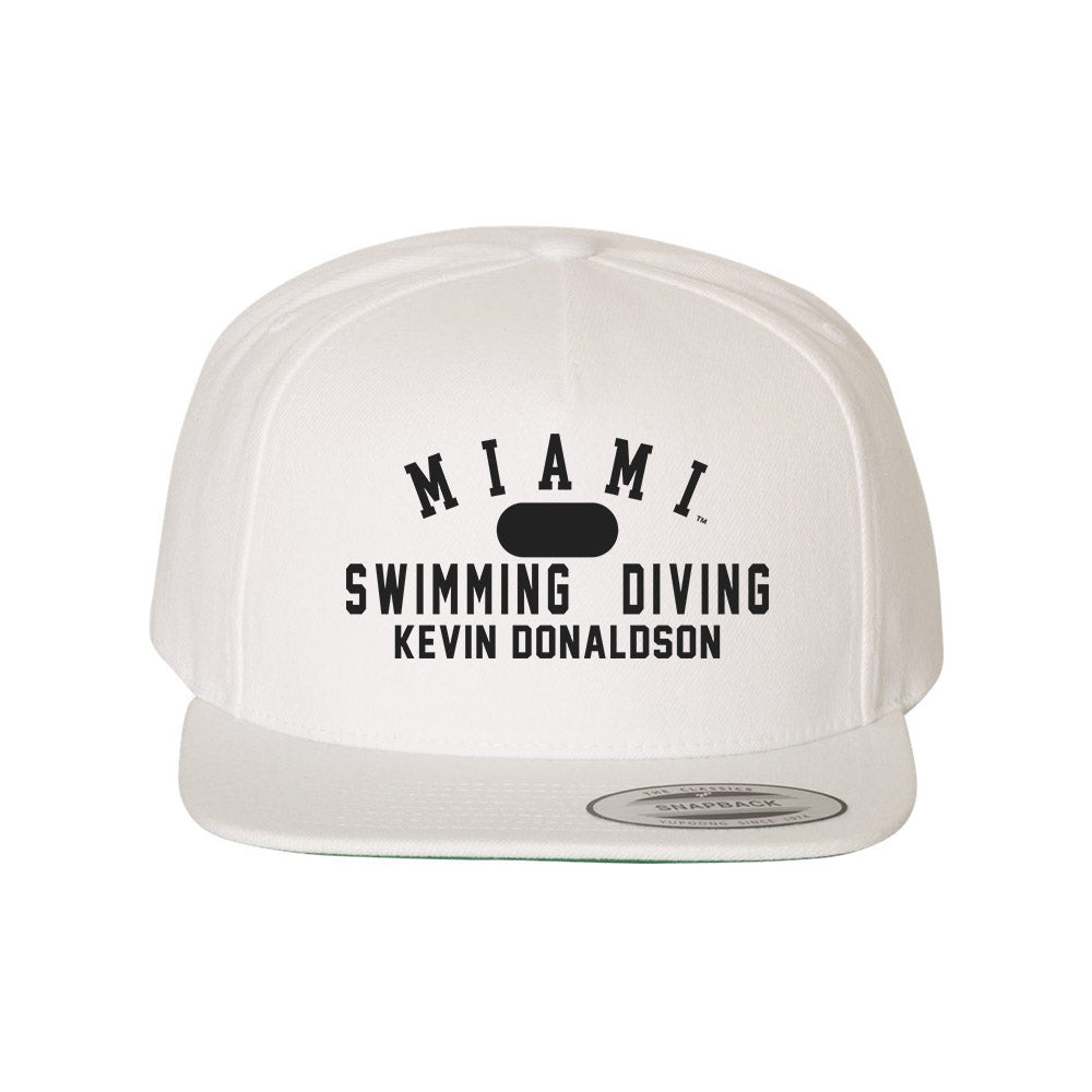 Miami of Ohio - Men's Swimming & Diving Alumni : Kevin Donaldson - Snapback Hat-0
