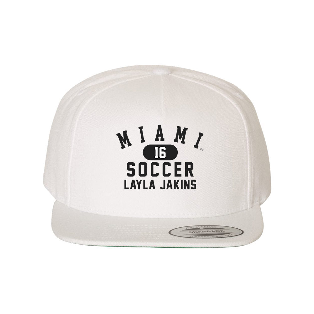 Miami of Ohio - NCAA Women's Soccer : Layla Jakins - Snapback Hat-0