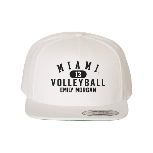 Miami of Ohio - Women's Volleyball Alumni : Emily Morgan - Snapback Hat-0
