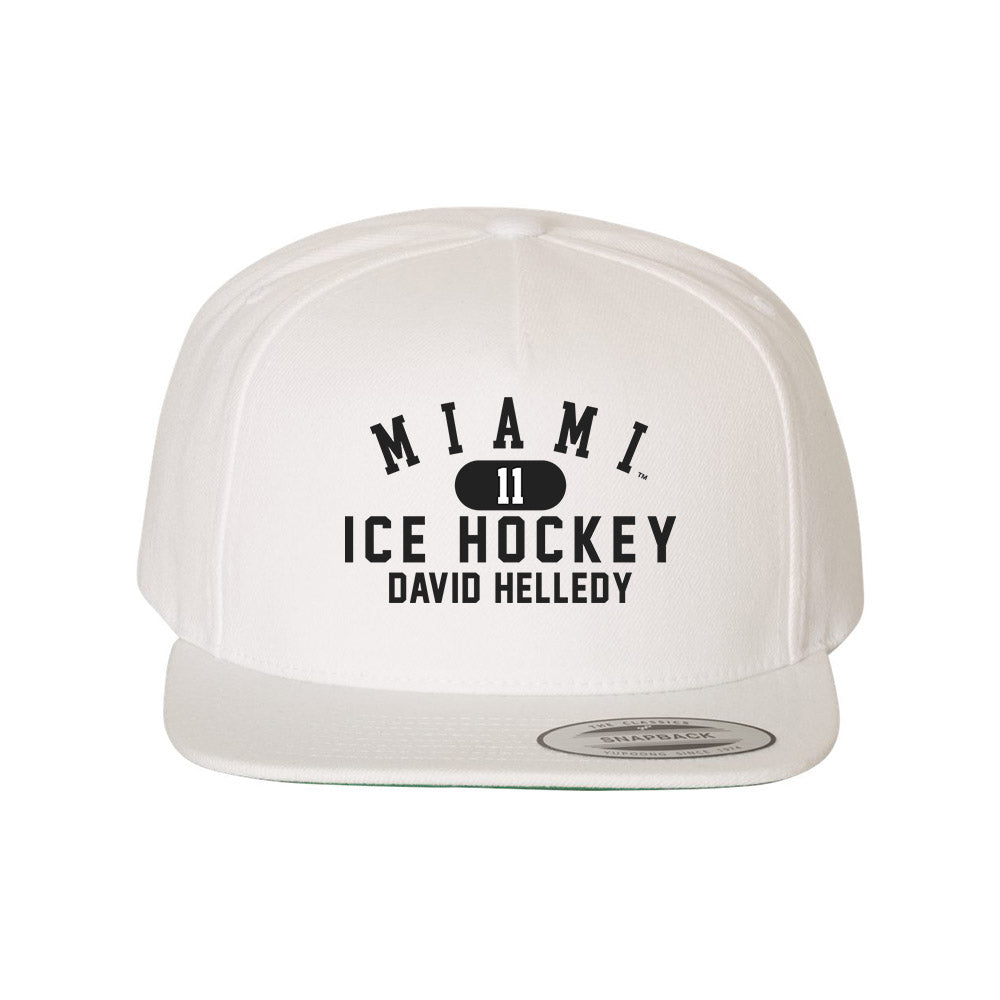 Miami of Ohio - NCAA Men's Ice Hockey : David Helledy - Snapback Hat-0