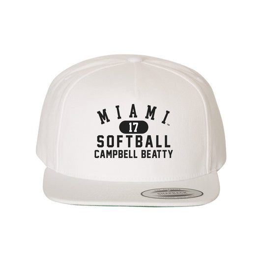 Miami of Ohio - NCAA Softball : Campbell Beatty - Snapback Hat-0