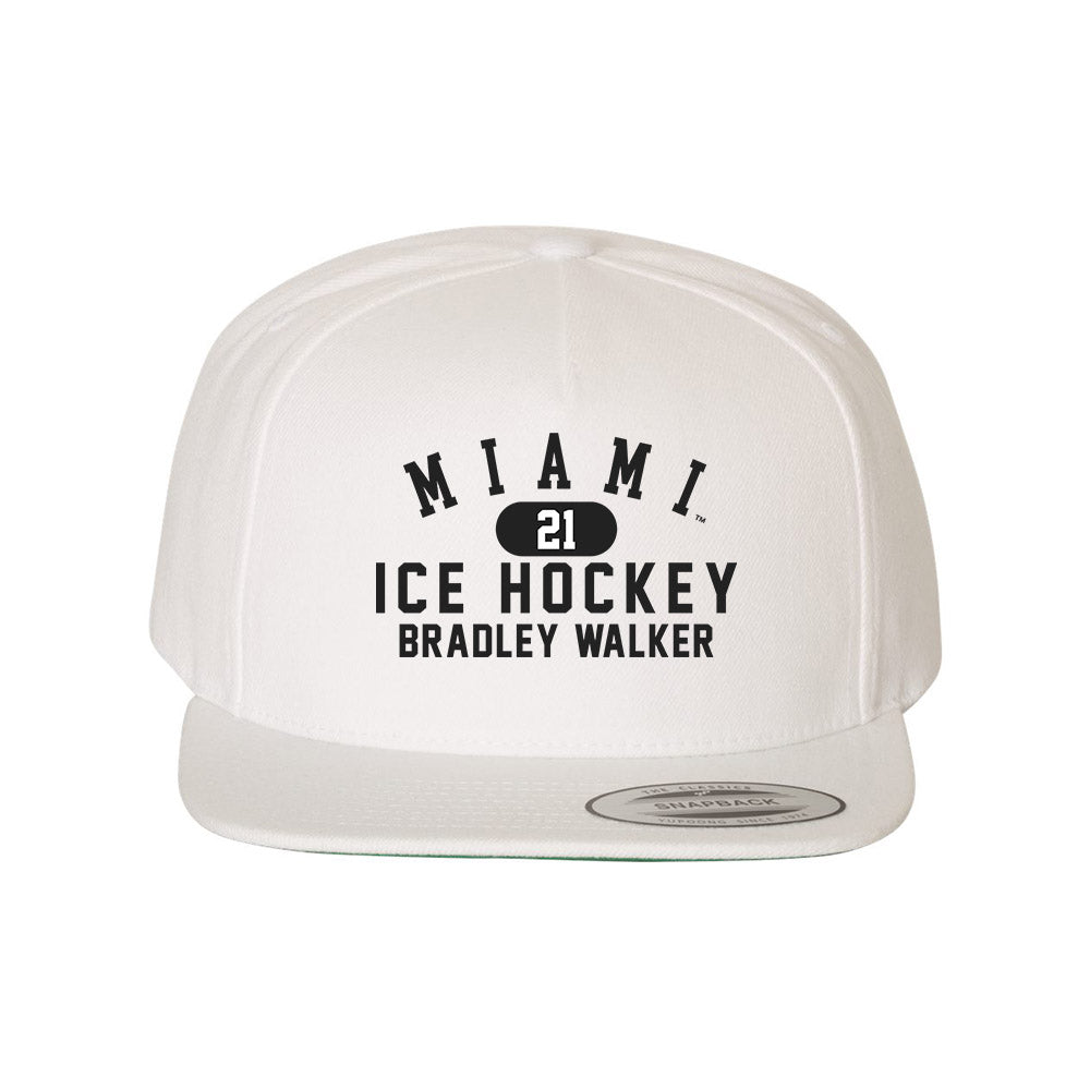 Miami of Ohio - NCAA Men's Ice Hockey : Bradley Walker - Snapback Hat-0