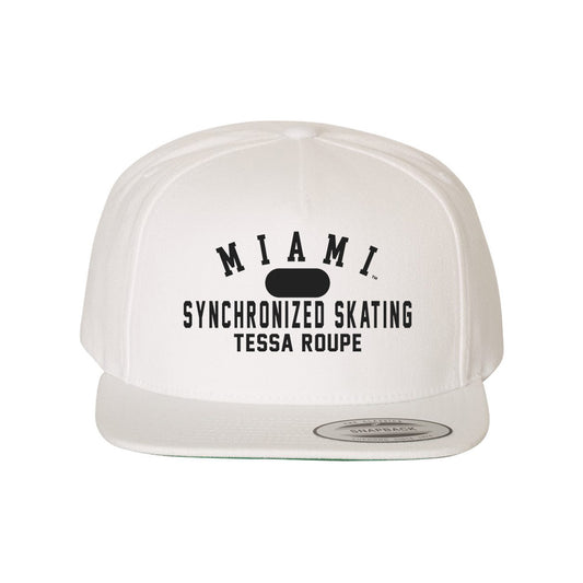 Miami of Ohio - NCAA Women's Synchronized Skating : Tessa Roupe - Snapback Hat-0