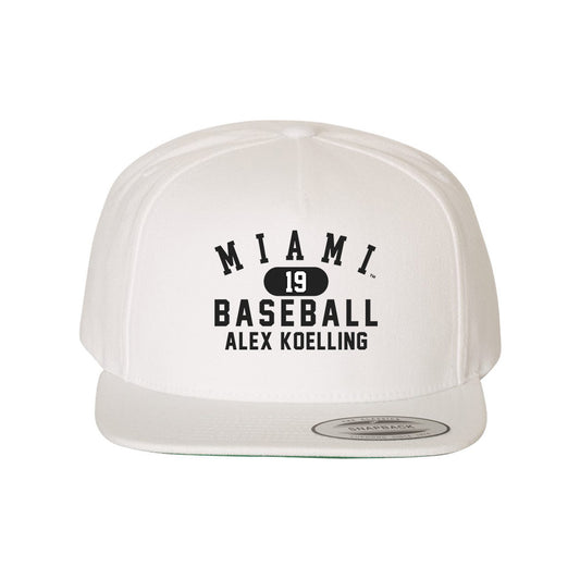 Miami of Ohio - NCAA Baseball : Alex Koelling - Snapback Hat-0