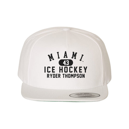 Miami of Ohio - NCAA Men's Ice Hockey : Ryder Thompson - Snapback Hat-0