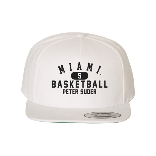 Miami of Ohio - NCAA Men's Basketball : Peter Suder - Snapback Hat-0