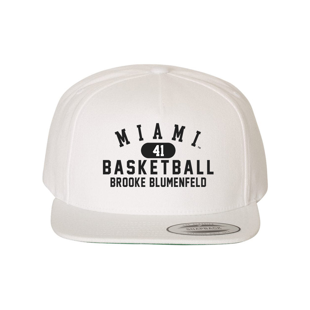 Miami of Ohio - NCAA Women's Basketball : Brooke Blumenfeld - Snapback Hat-0