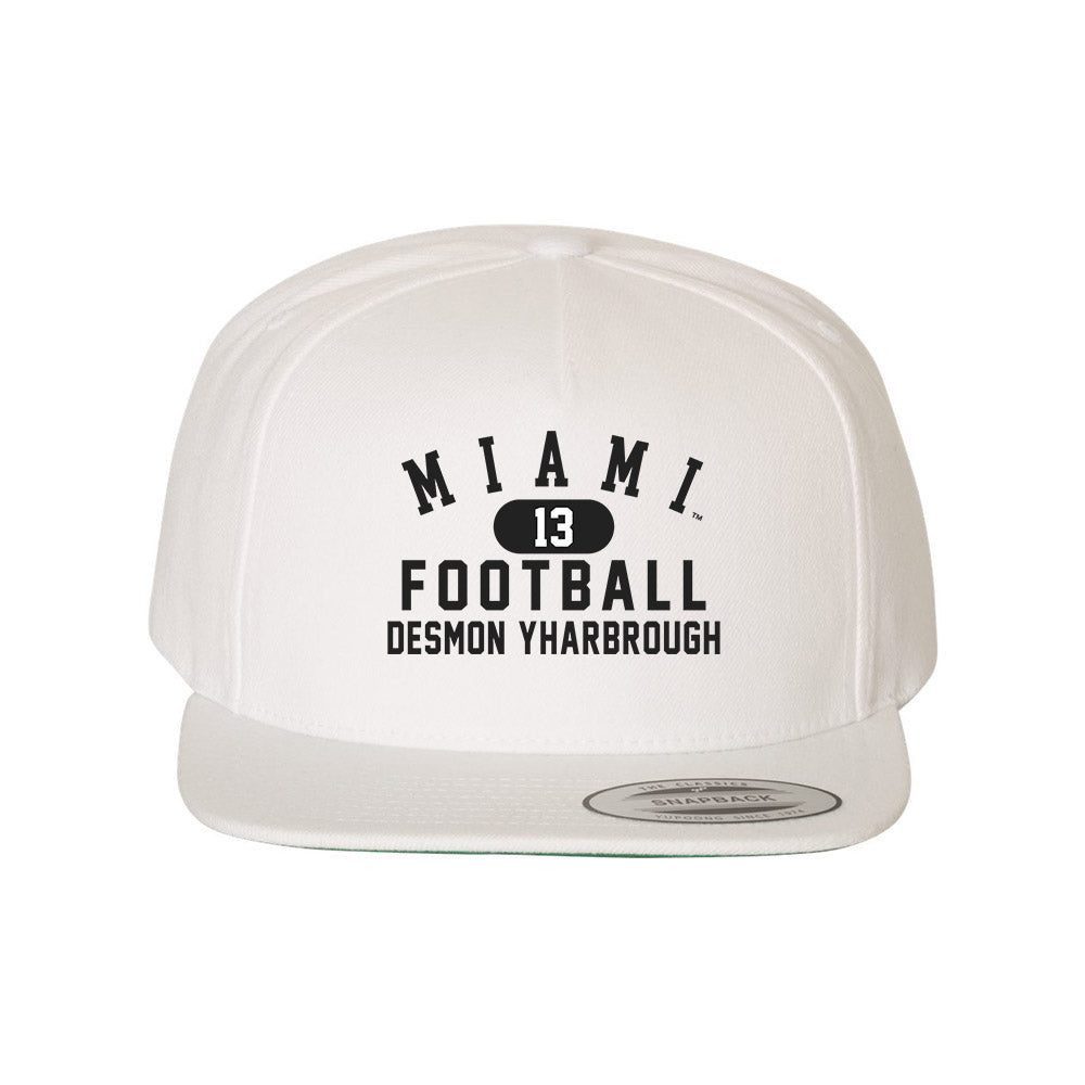 Miami of Ohio - NCAA Football : Desmon Yharbrough - Snapback Hat-0