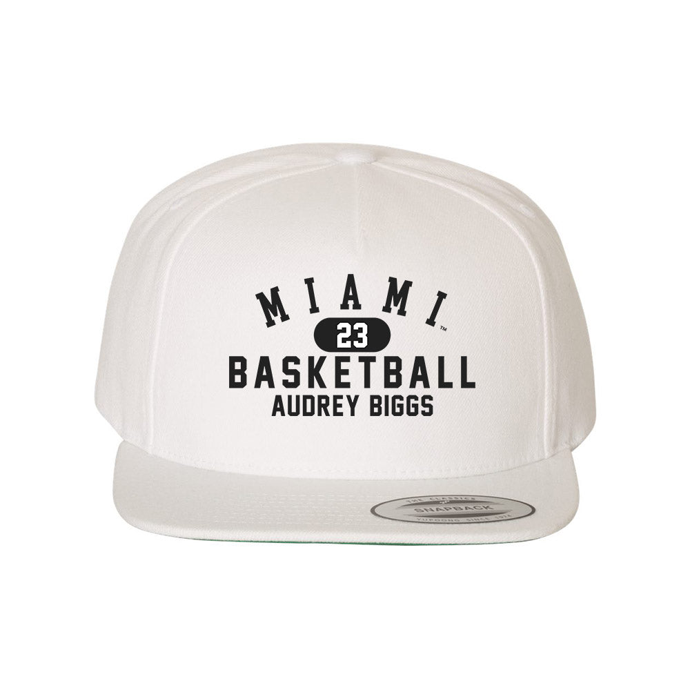 Miami of Ohio - NCAA Women's Basketball : Audrey Biggs - Snapback Hat-0