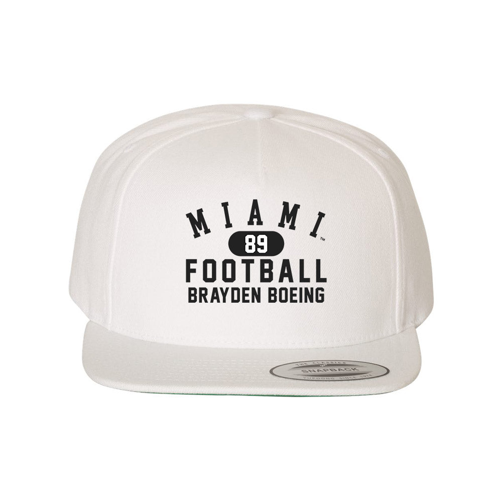 Miami of Ohio - NCAA Football : Brayden Boeing - Snapback Hat-0