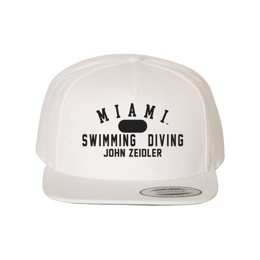 Miami of Ohio - NCAA Men's Swimming & Diving : John Zeidler - Snapback Hat-0