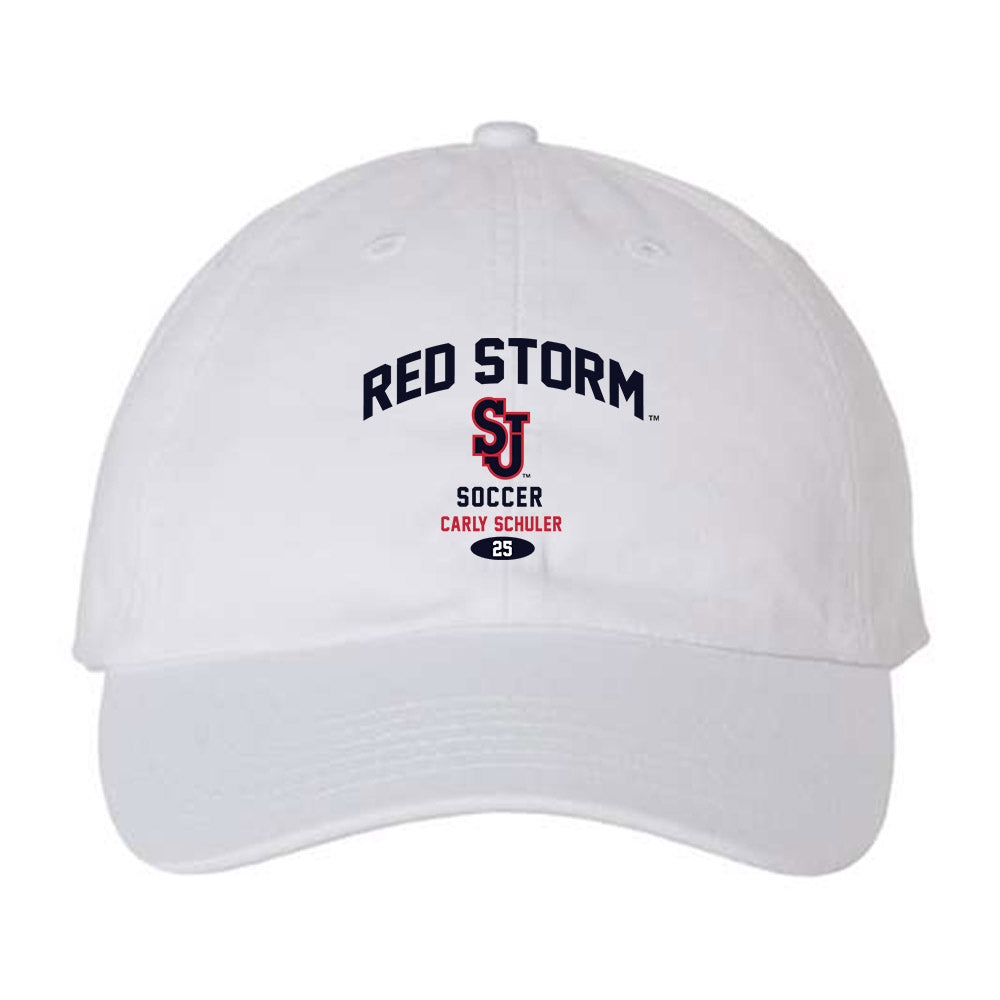 St. Johns - NCAA Women's Soccer : Carly Schuler - Dad Hat-0
