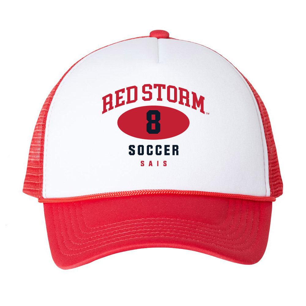 St. Johns - NCAA Men's Soccer : Jace Sais - Trucker Hat-0