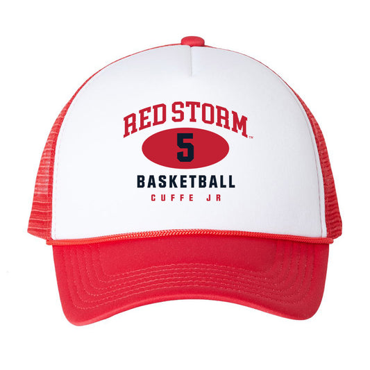 St. Johns - NCAA Men's Basketball : Kyle Cuffe Jr - Trucker Hat-0