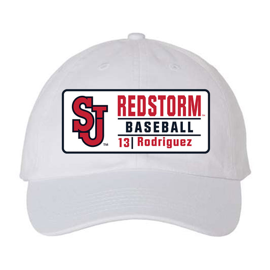 St. Johns - NCAA Baseball : David Rodriguez - Dad Hat-0