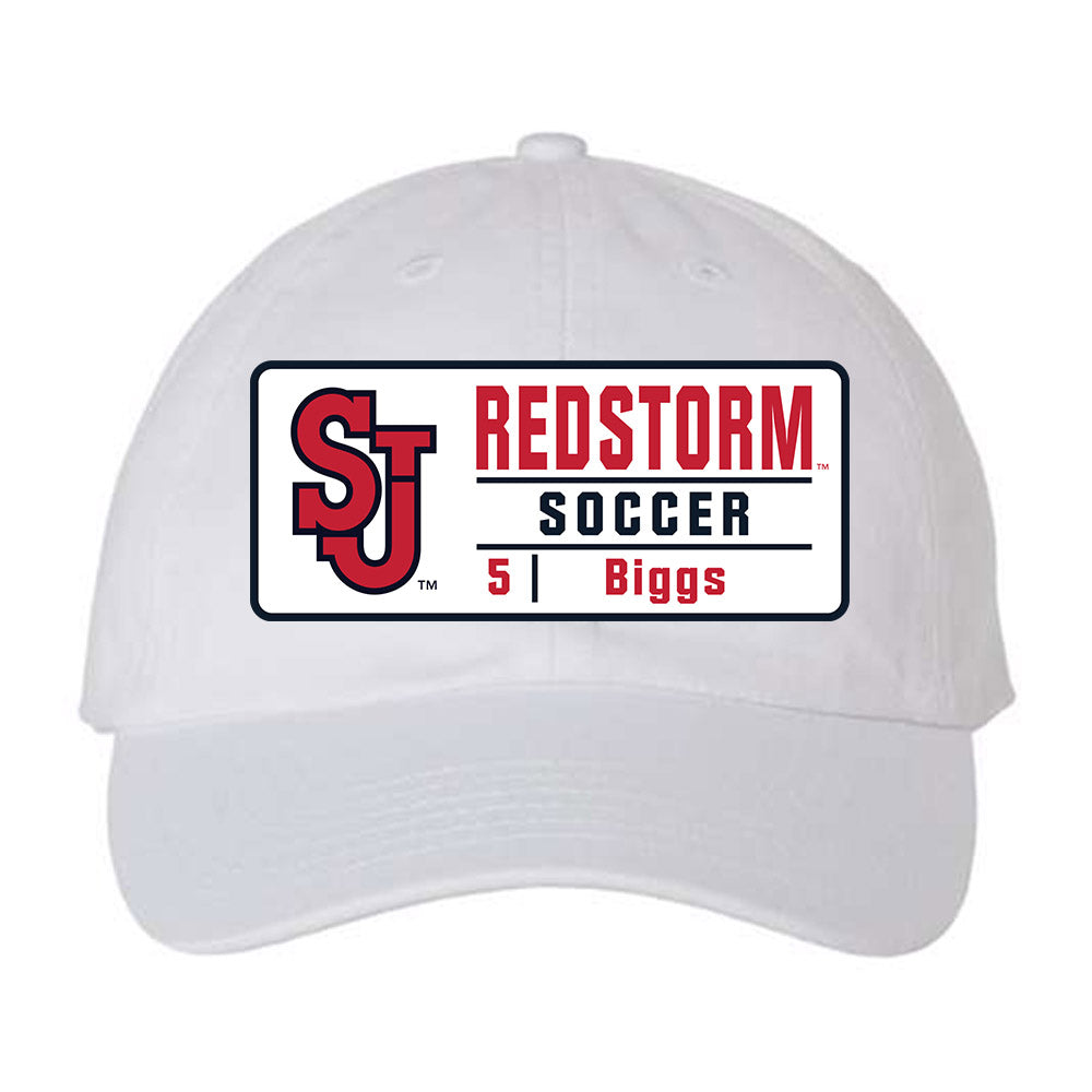 St. Johns - NCAA Men's Soccer : Antonio Biggs - Dad Hat-0