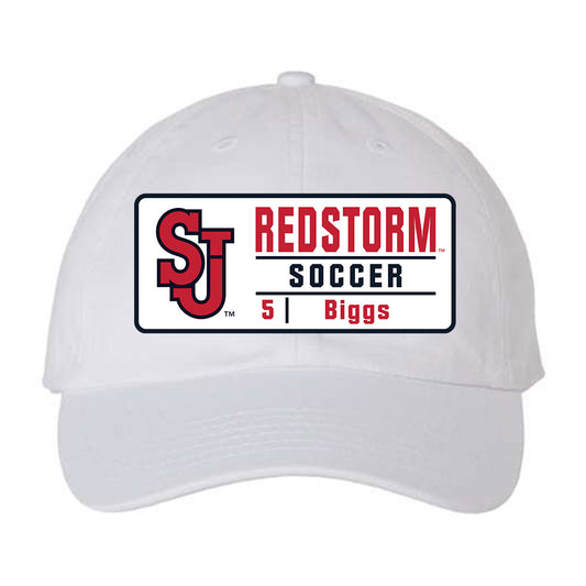 St. Johns - NCAA Men's Soccer : Antonio Biggs - Dad Hat-0
