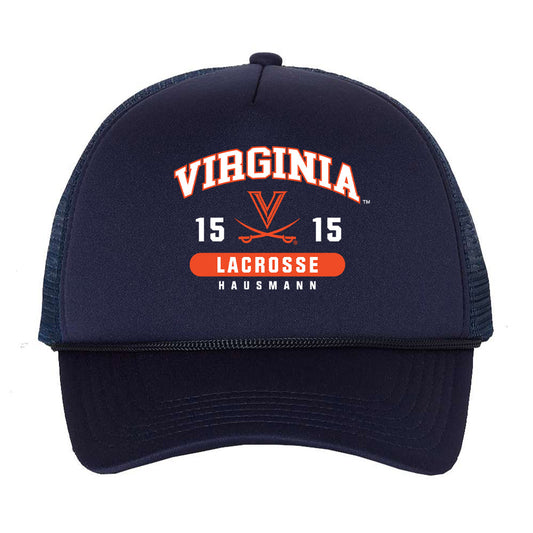 Virginia - NCAA Men's Lacrosse : Hudson Hausmann - Trucker Hat-0