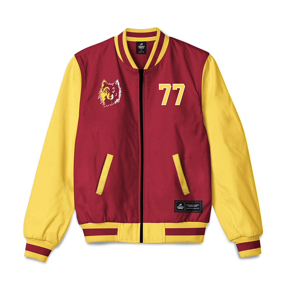 NSU - NCAA Football : Riley Helgeson - Bomber Jacket-0